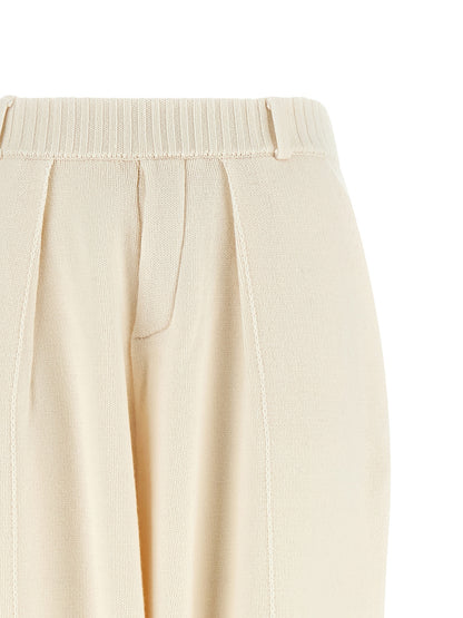 Coperni White Wool Casual Pants