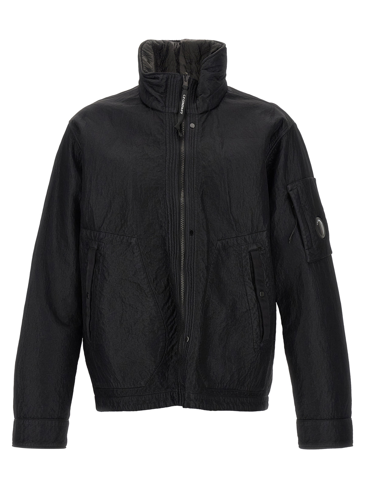 C.P. Company Black Polyamide Shell Jacket