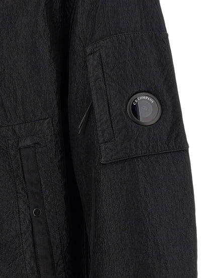 C.P. Company Black Polyamide Shell Jacket