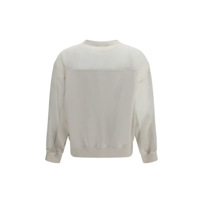 Brunello Cucinelli White Cotton Sweatshirt
