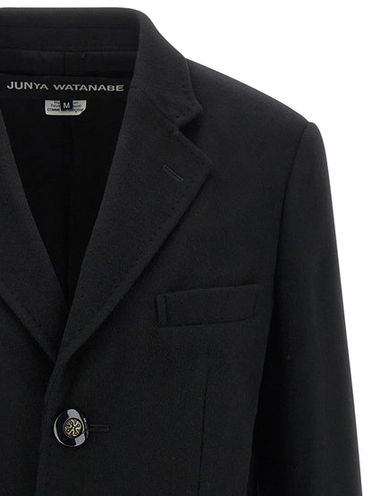 Junya Watanabe Black Wool Coat