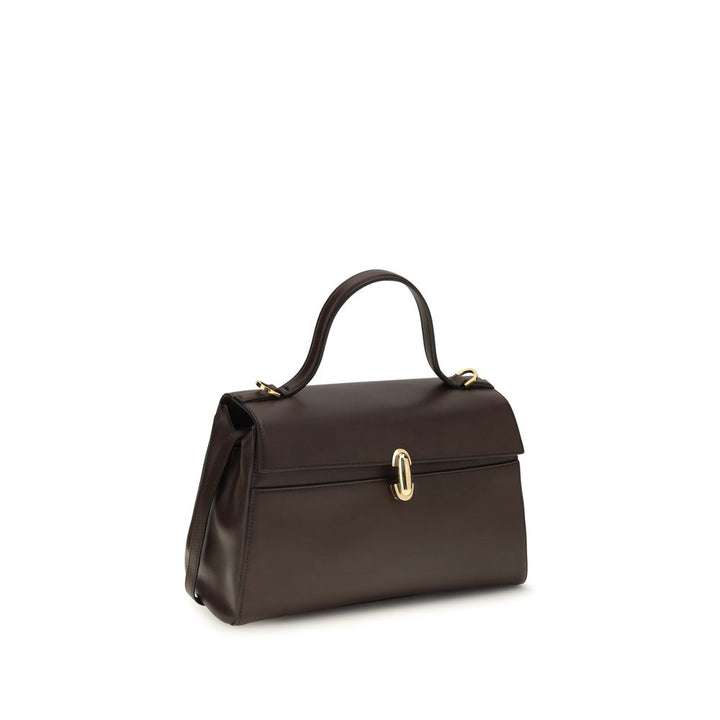 Savette Brown Calf Leather Bos Taurus Handbag