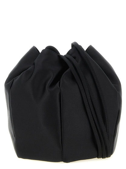 Prada Black Viscose Shoulder Bag