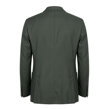 Roberto Pepe Luxury Green Wool Men Jacket