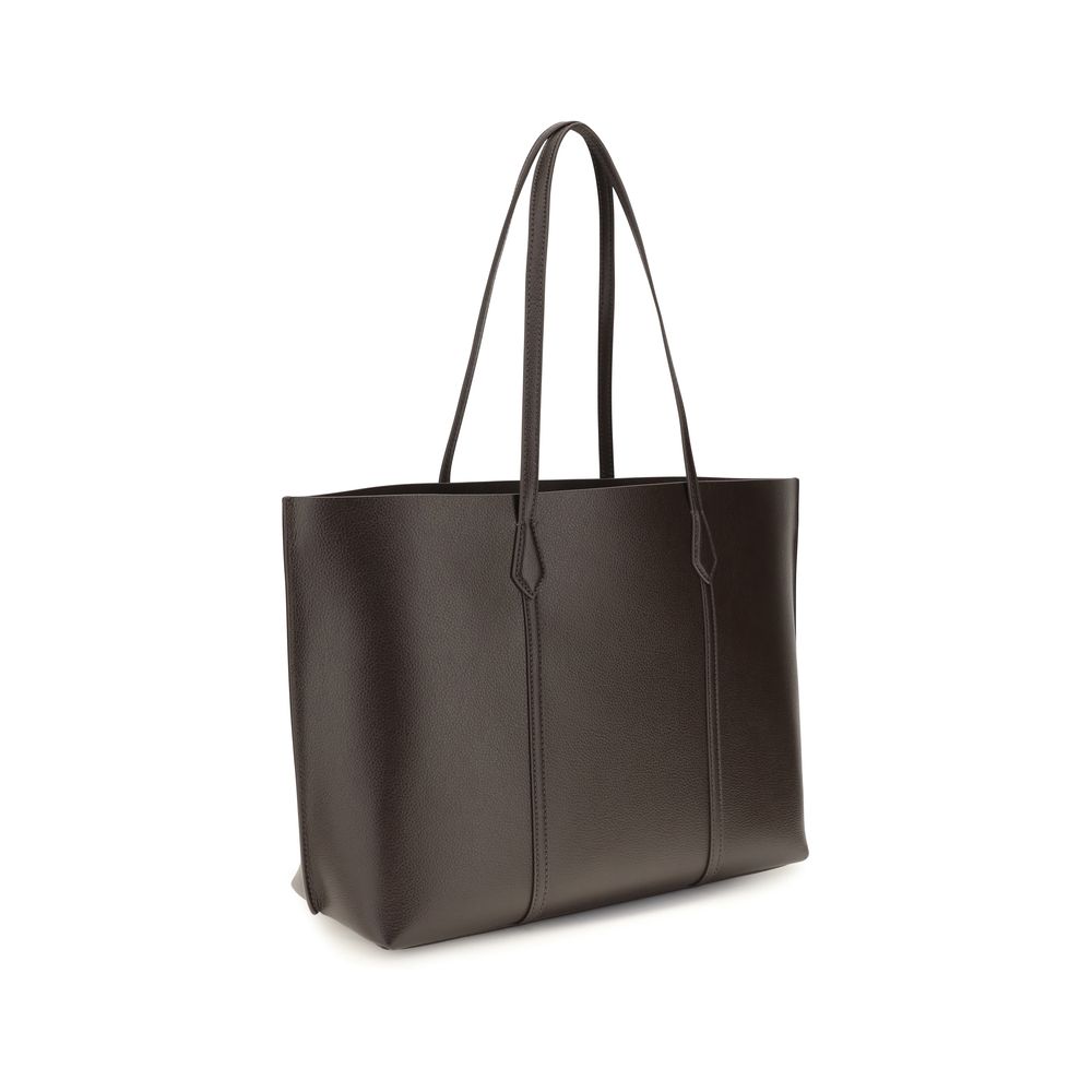 Tory Burch Brown Calf Leather Bos Taurus Handbag