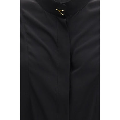 Alexander McQueen Black Silk Blouse