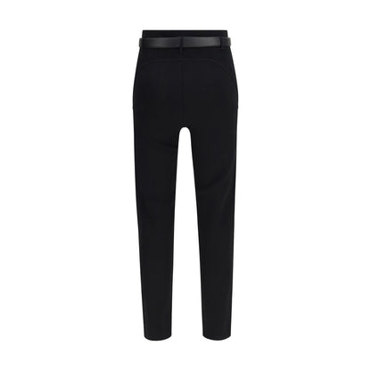 Self-Portrait Black Viscose Leggings