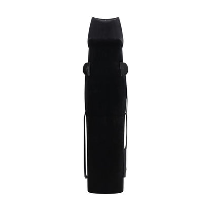 Self-Portrait Black Polyester Casual Dress