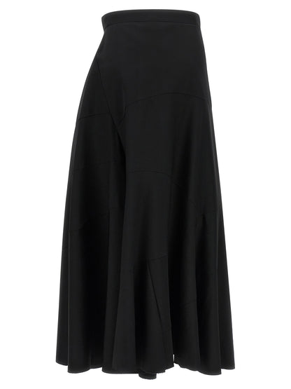 Junya Watanabe Black Wool Flared Pants