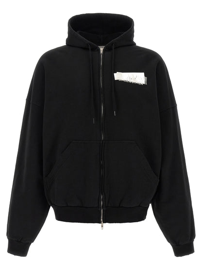 Balenciaga Black Cotton Sweatshirt
