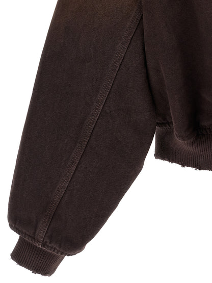 WILLY CHAVARRIA Brown Cotton Shell Jacket