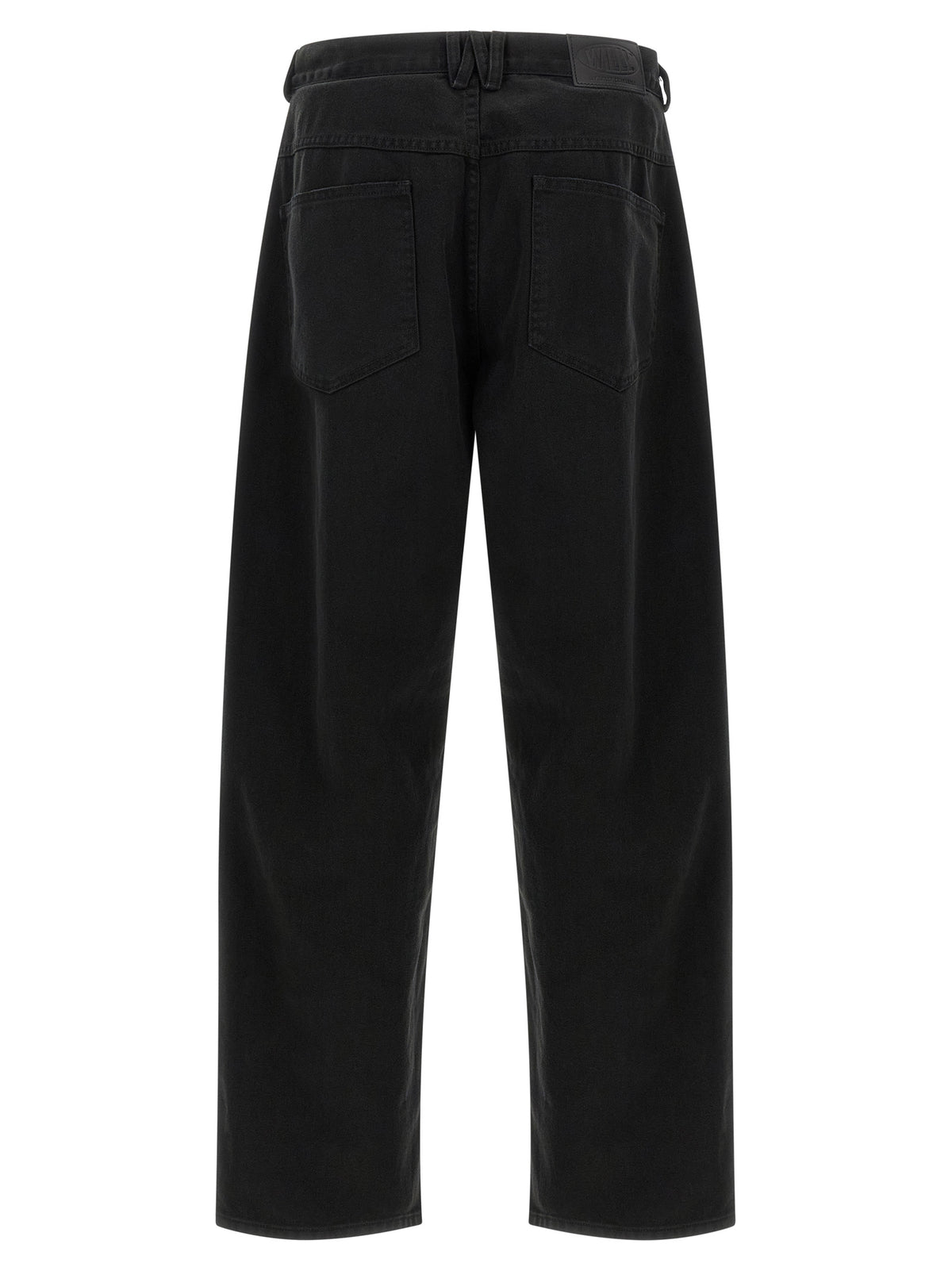 WILLY CHAVARRIA Black Cotton Relaxed Fit Jeans