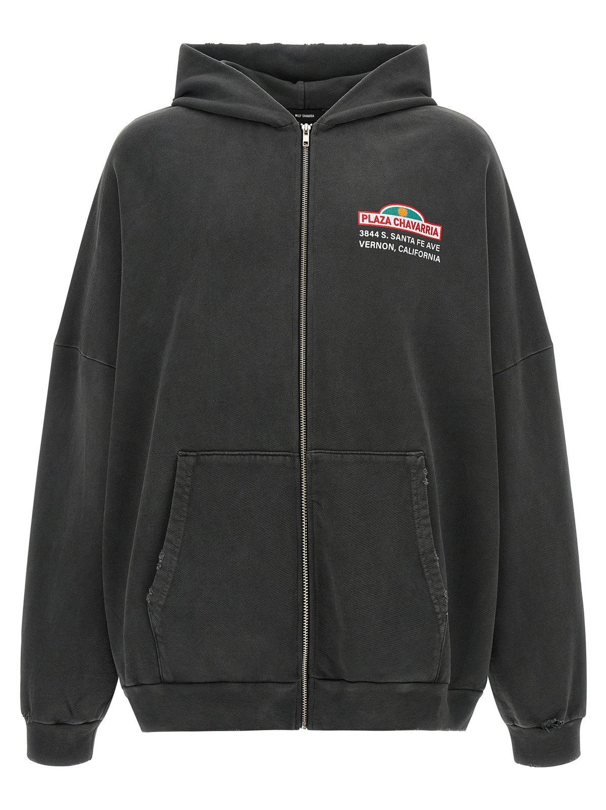 WILLY CHAVARRIA Black Cotton Sweatshirt