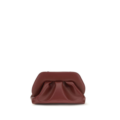 THEMOIRè Bordeaux Vegan Leather Clutch Bag