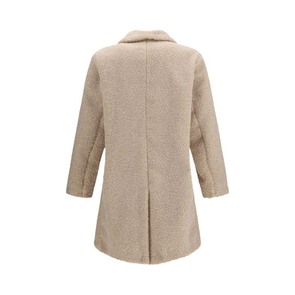 Herno Beige Polyester Coat