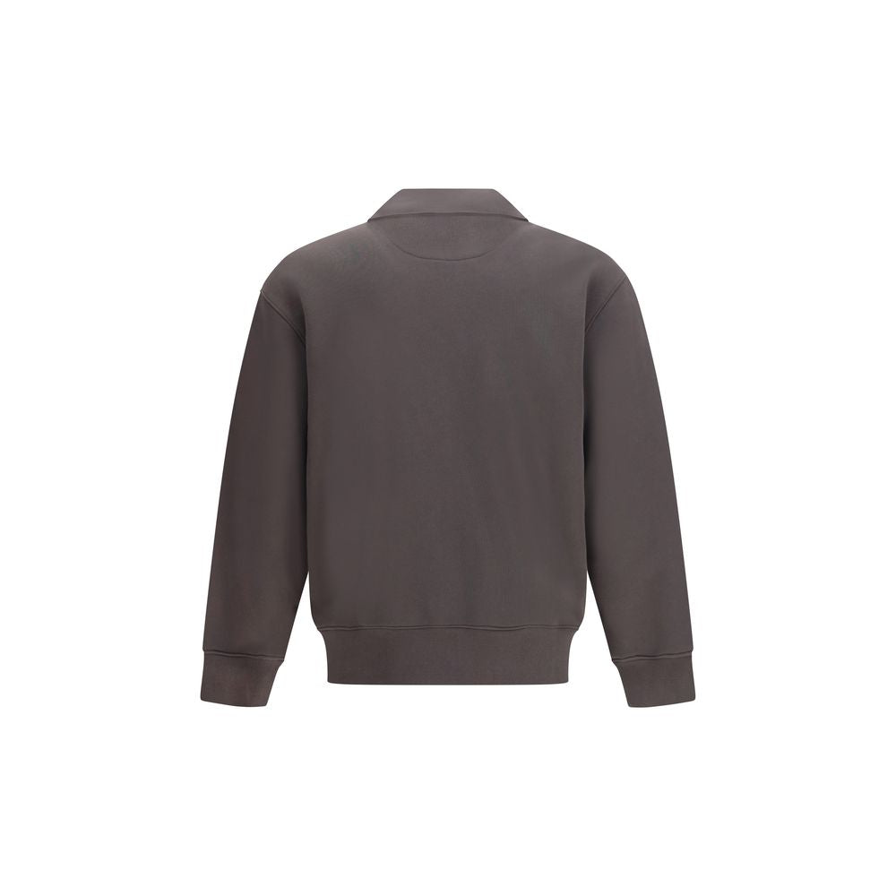 Maison Kitsuné Gray Organic Cotton Sweatshirt
