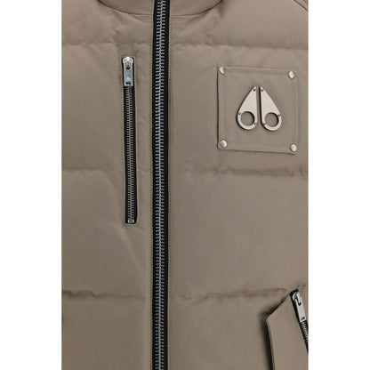 Moose Knuckles Beige Cotton Sleeveless Jacket