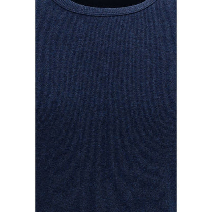 Brunello Cucinelli Blue Cotton T-Shirt