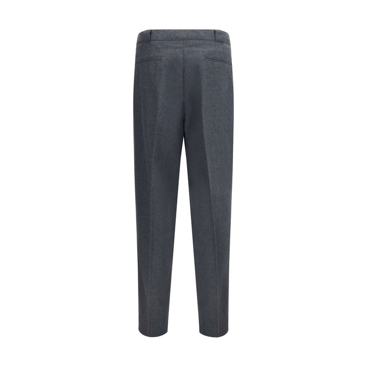 Brunello Cucinelli Gray Wool Oves Aries Dress Pants