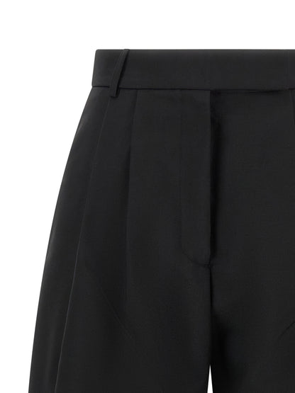 Rohe Black Wool Casual Pants