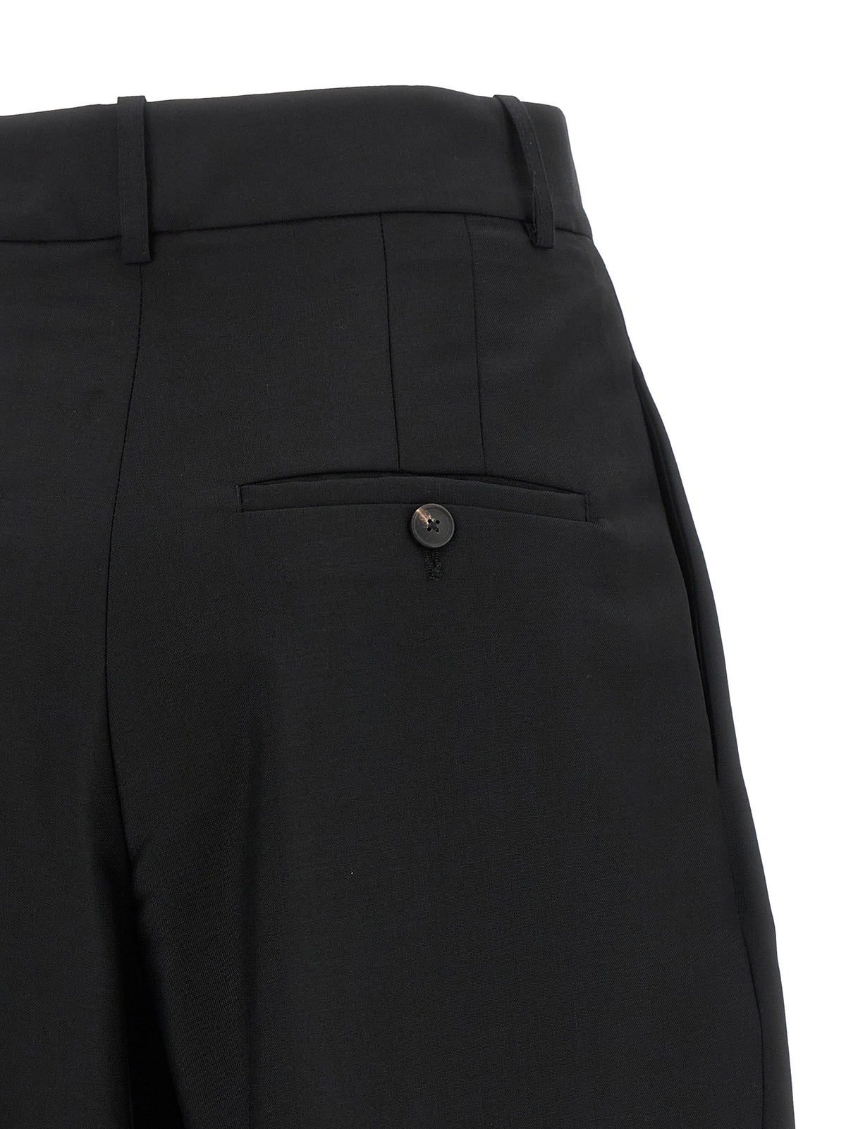 Rohe Black Wool Casual Pants