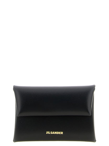Jil Sander Black Calfskin Cardholder