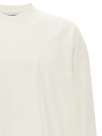 Jil Sander White Cotton T-Shirt