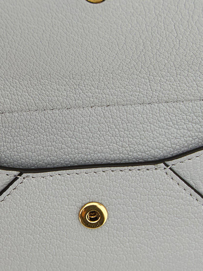 Chloé Blue Goatskin Cardholder