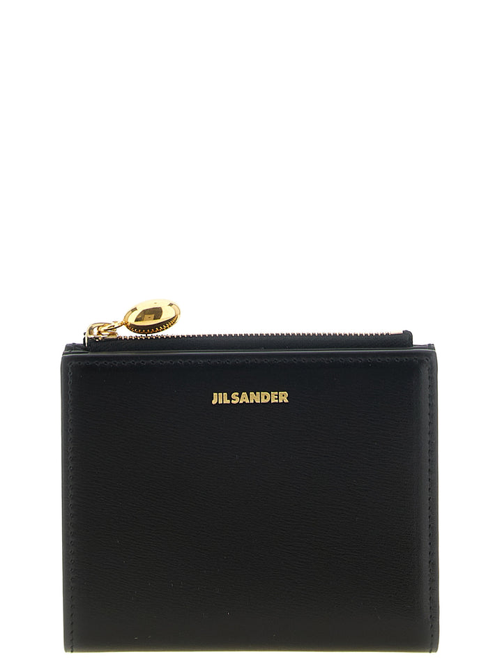 Jil Sander Black Calfskin Cardholder