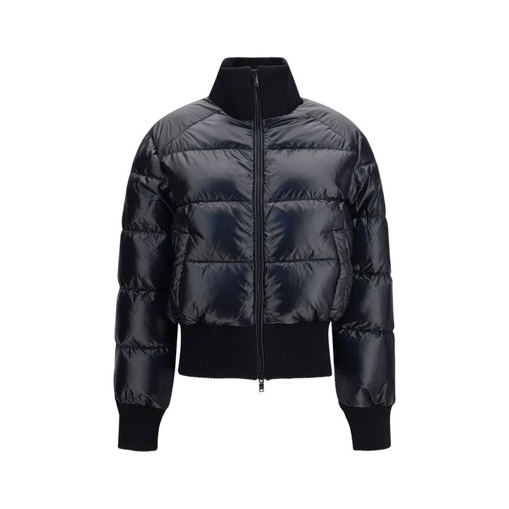 Moose Knuckles Black Nylon Full-Length Jacket