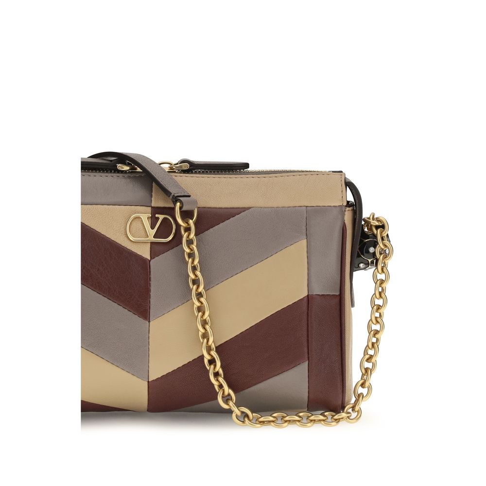 Valentino Garavani Multicolor Napa Leather / Calf Bos Taurus Shoulder Bag