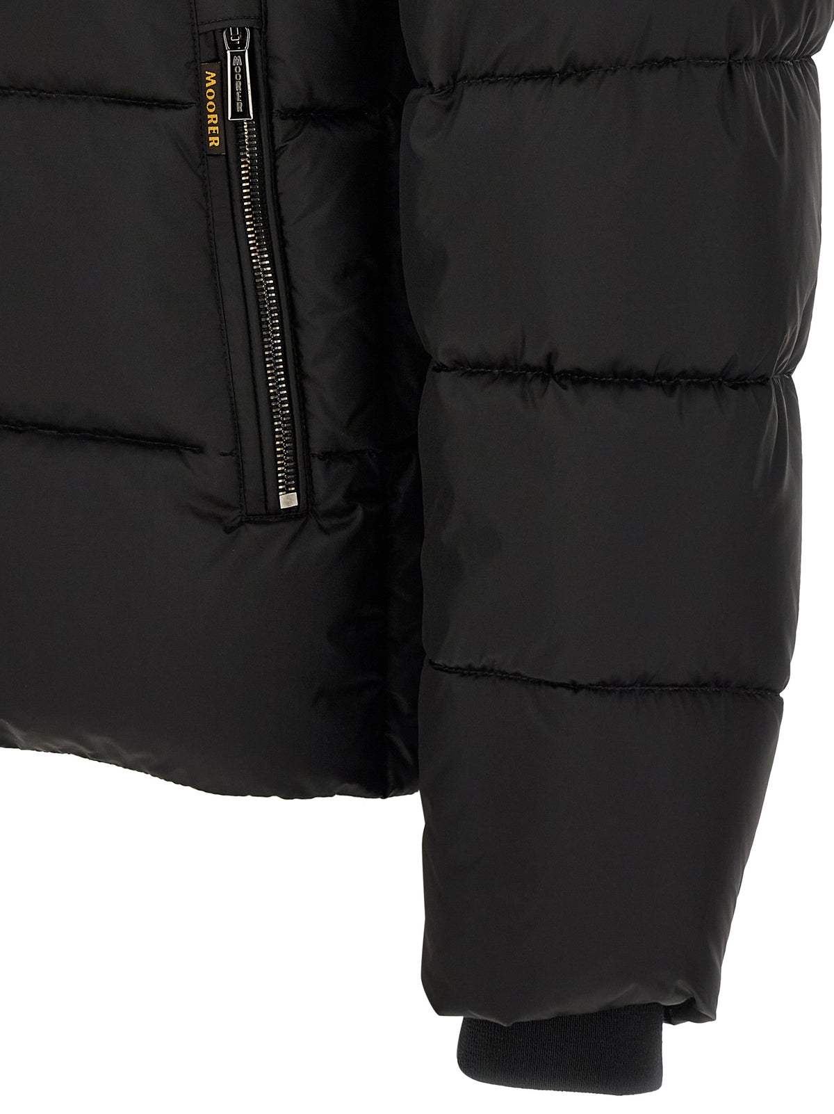 MooRER Black Wool Bomber