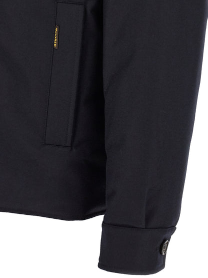MooRER Blue Wool Full-Length Jacket