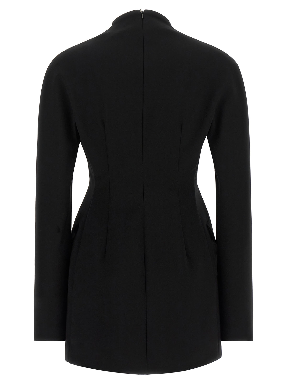 Sportmax Black Viscose Short Dress