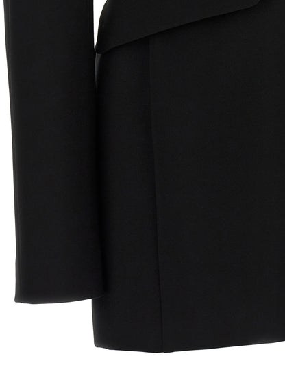Sportmax Black Viscose Short Dress