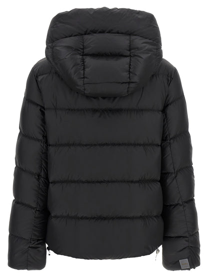Max Mara Black Polyester Full-Length Jacket