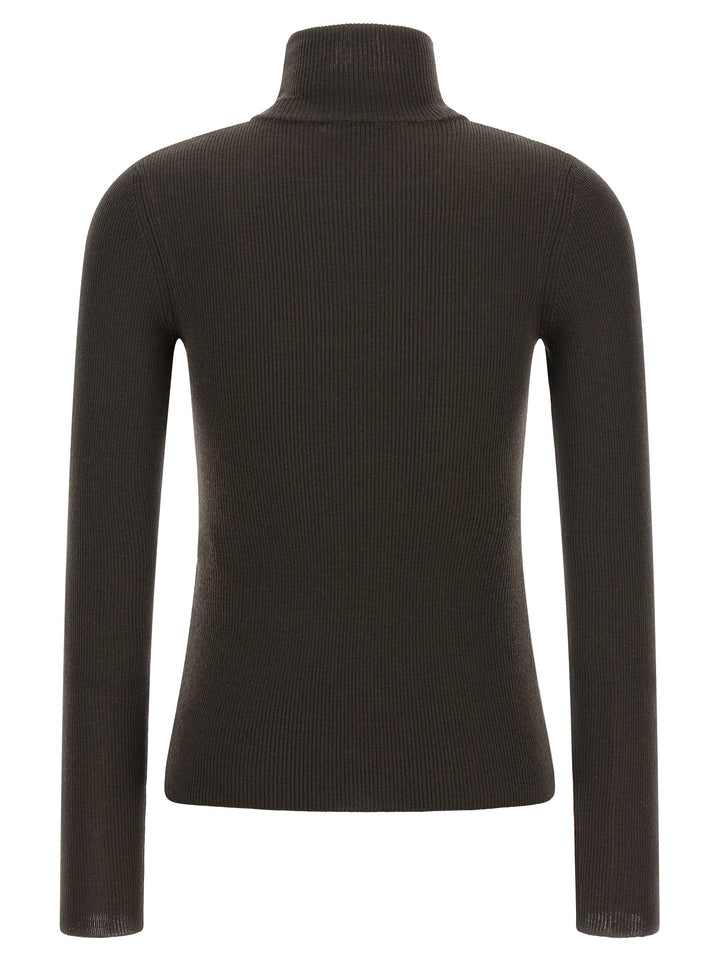 Max Mara Brown Virgin Wool Cardigan