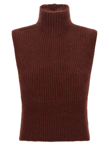 Max Mara Bordeaux Wool Cardigan