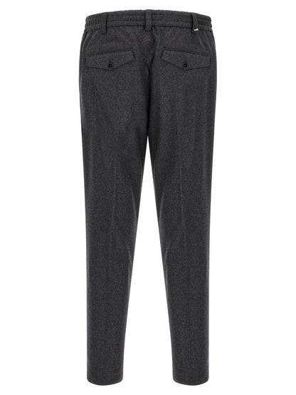 PT Torino Gray Virgin Wool Dress Pants