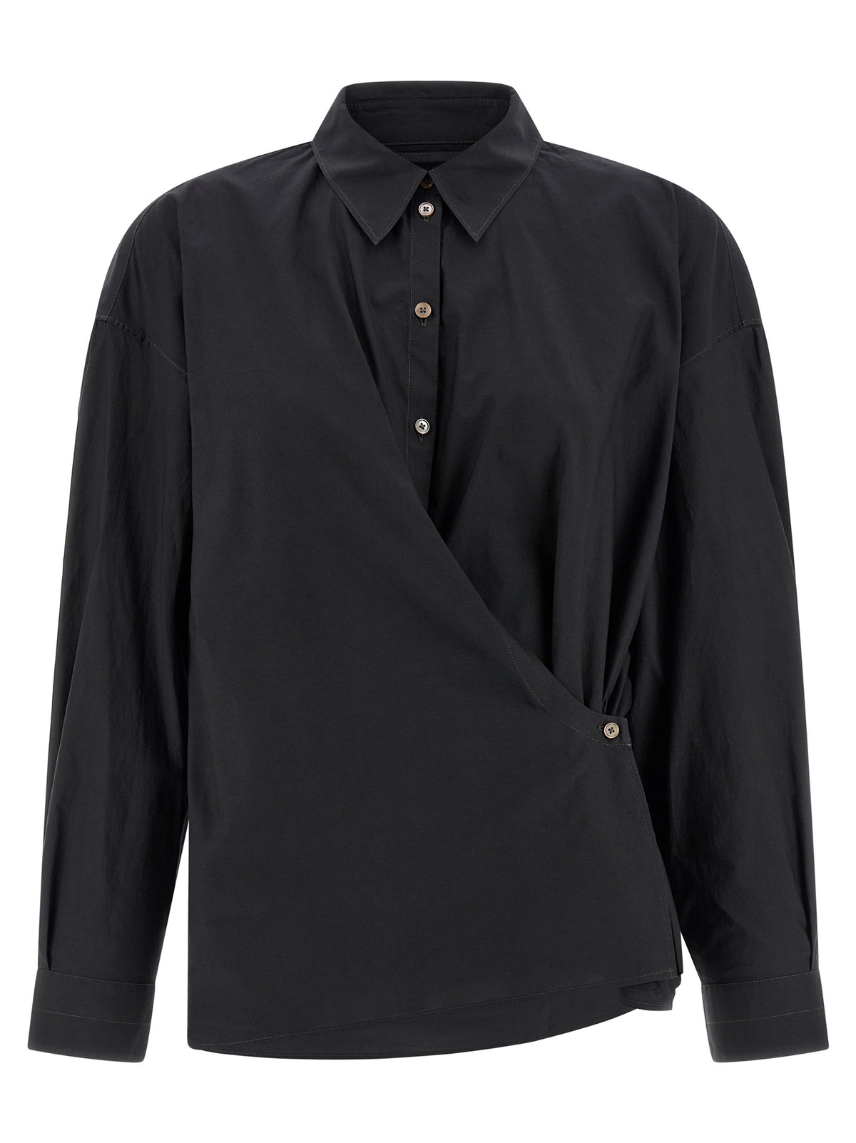 Lemaire Black Cotton Blouse