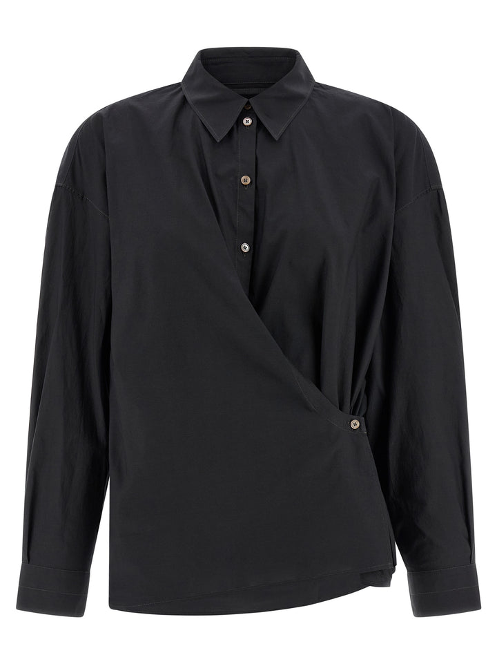 Lemaire Black Cotton Blouse
