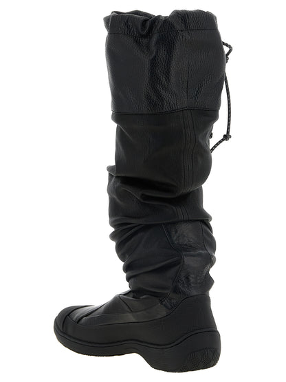 Kiko Kostadinov Black Leather Over The Knee