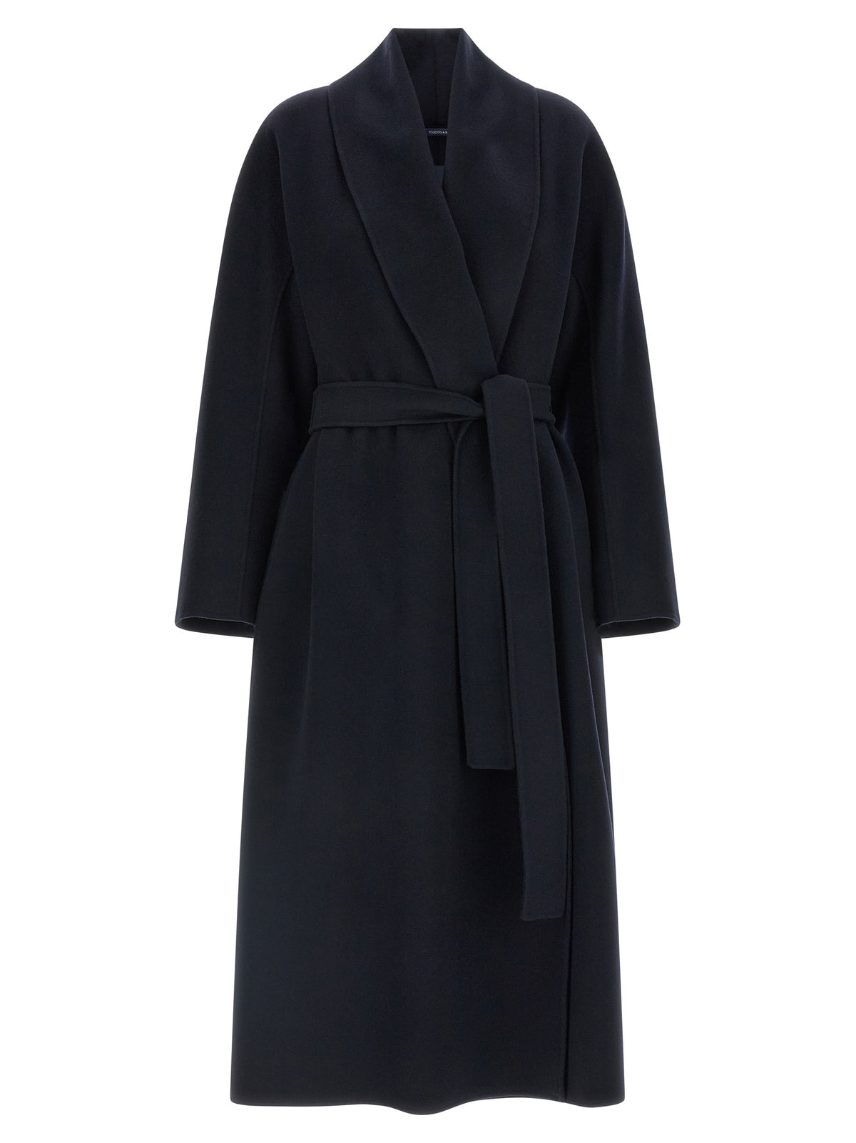 'S Max Mara Blue Wool Coat
