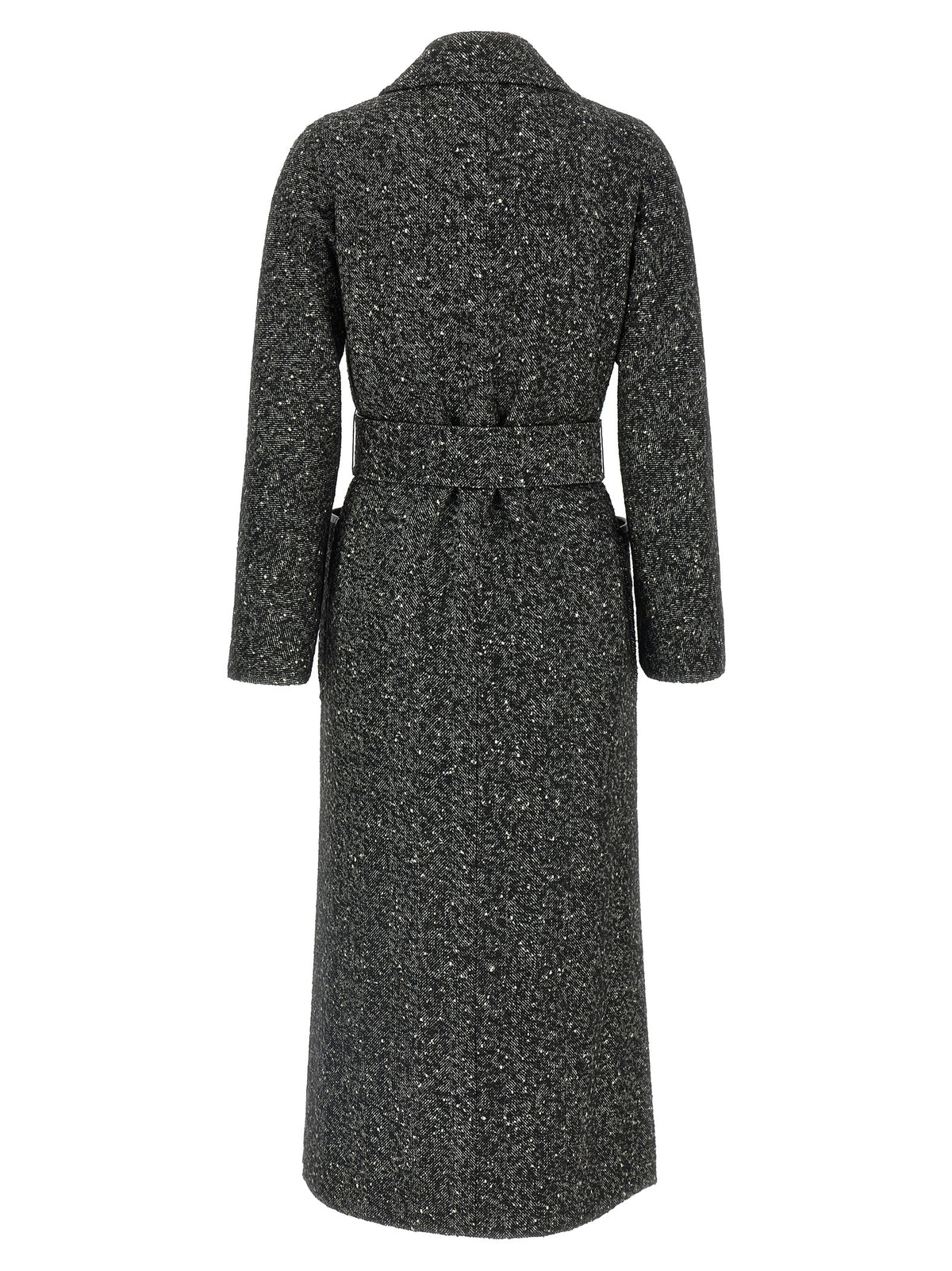 Max Mara Bicolor Virgin Wool Coat