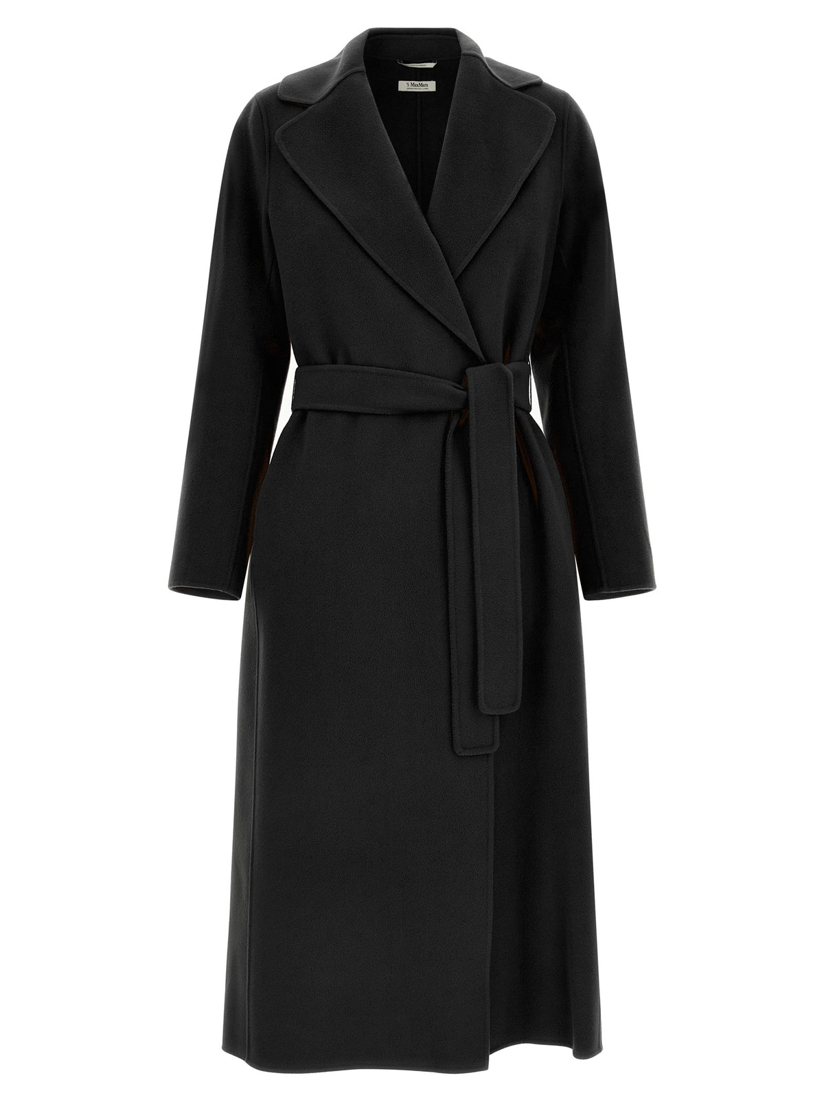 'S Max Mara Black Wool Coat