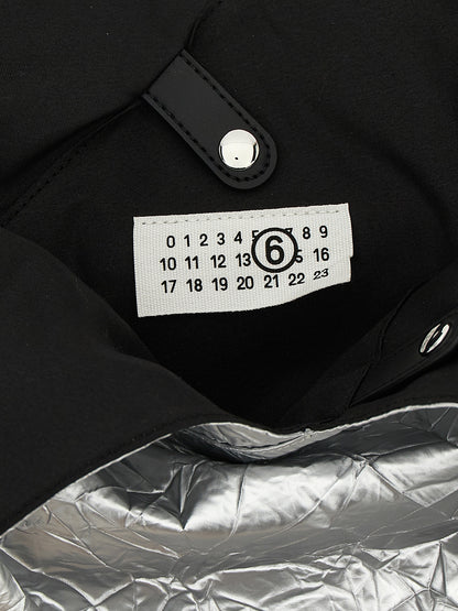 MM6 Maison Margiela Silver Polyethylene Tote Bag