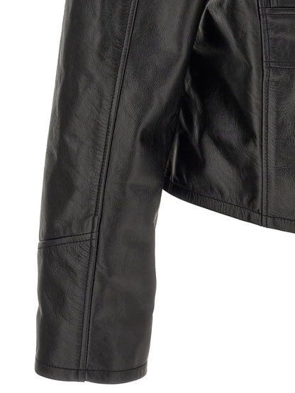 Amiri Black Calfskin Leather Jacket