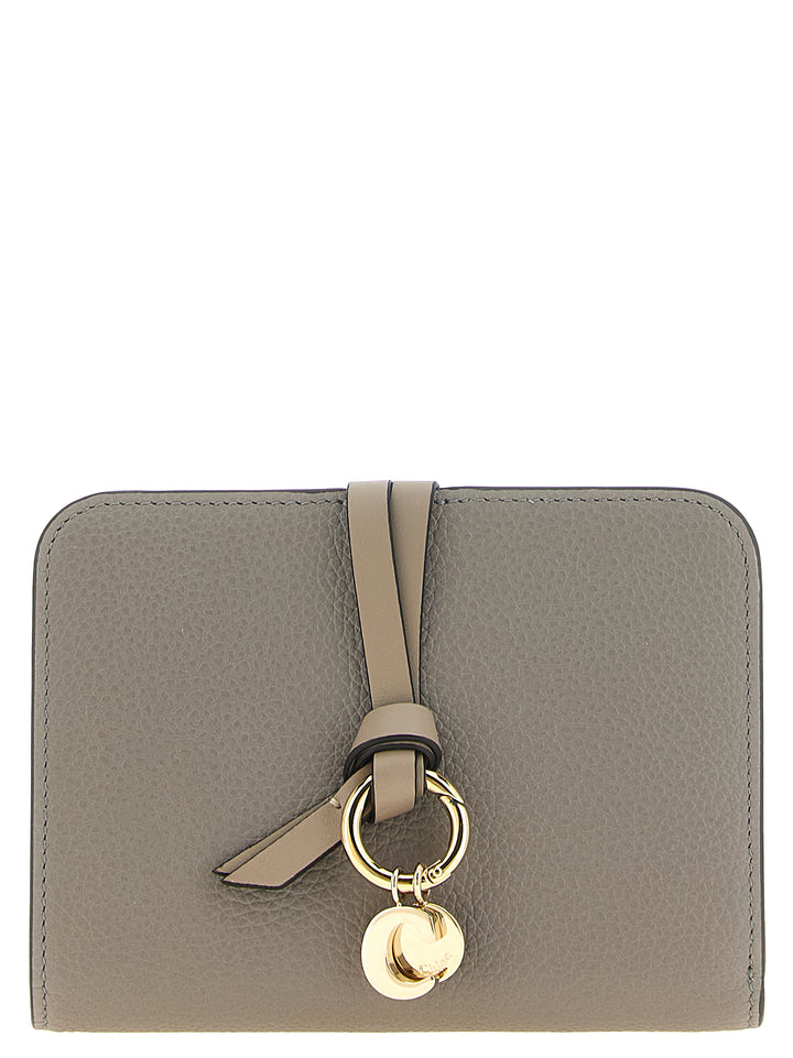 Chloé Gray Calfskin Cardholder