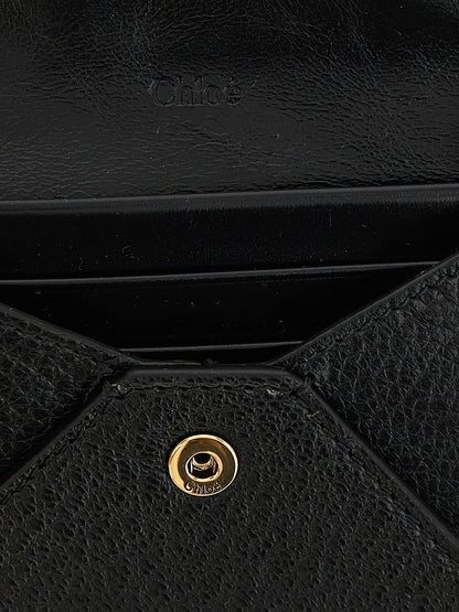 Chloé Black Goatskin Cardholder