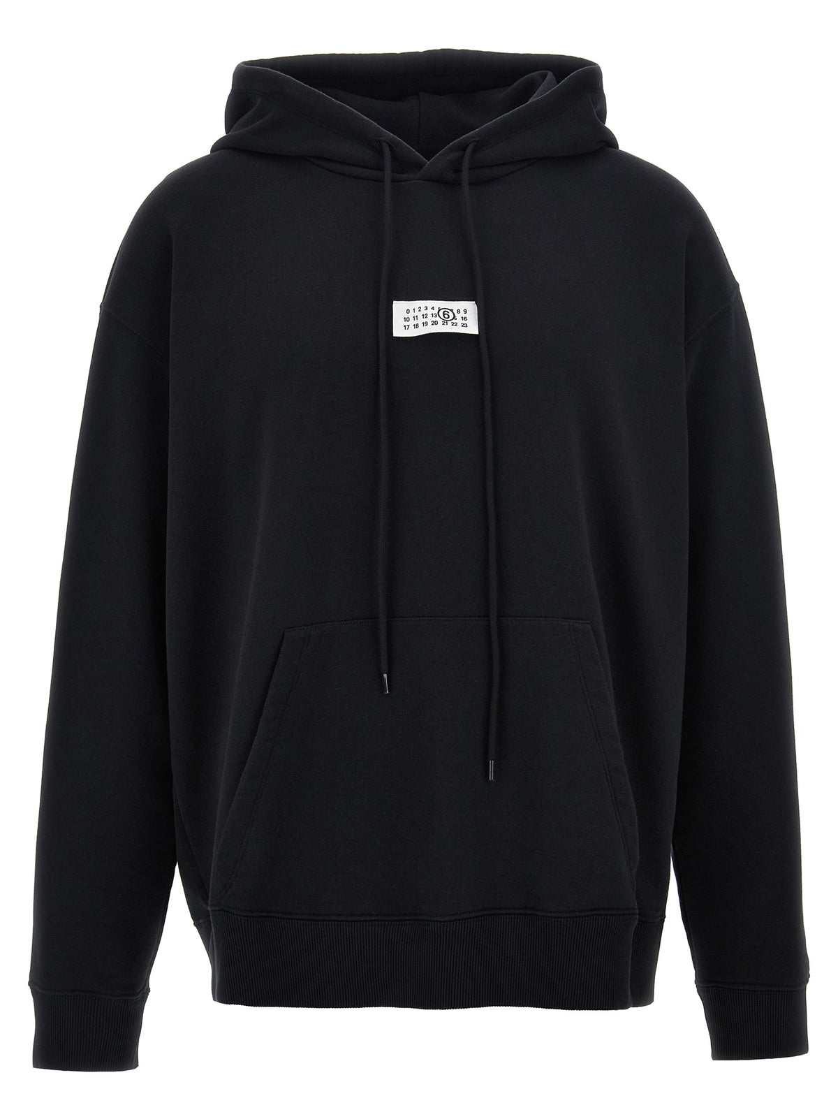 MM6 Maison Margiela Black Cotton Sweatshirt